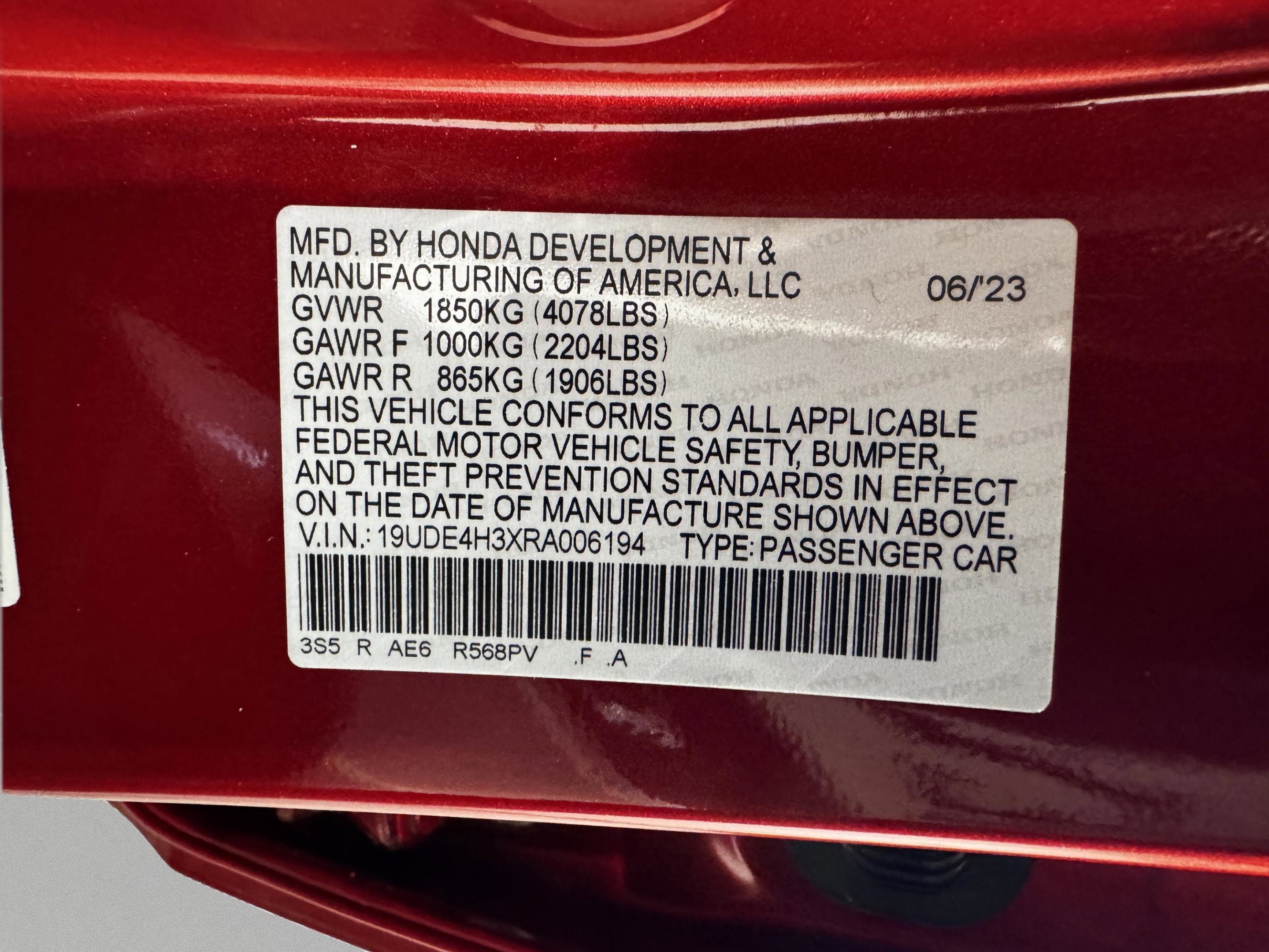 Certified 2024 Acura Integra A-Spec FWD image 19