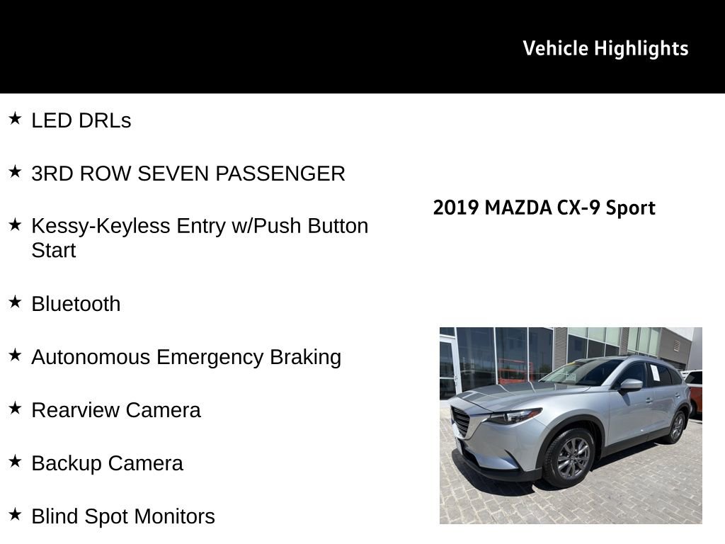 Used 2019 MAZDA CX-9 Sport image 26