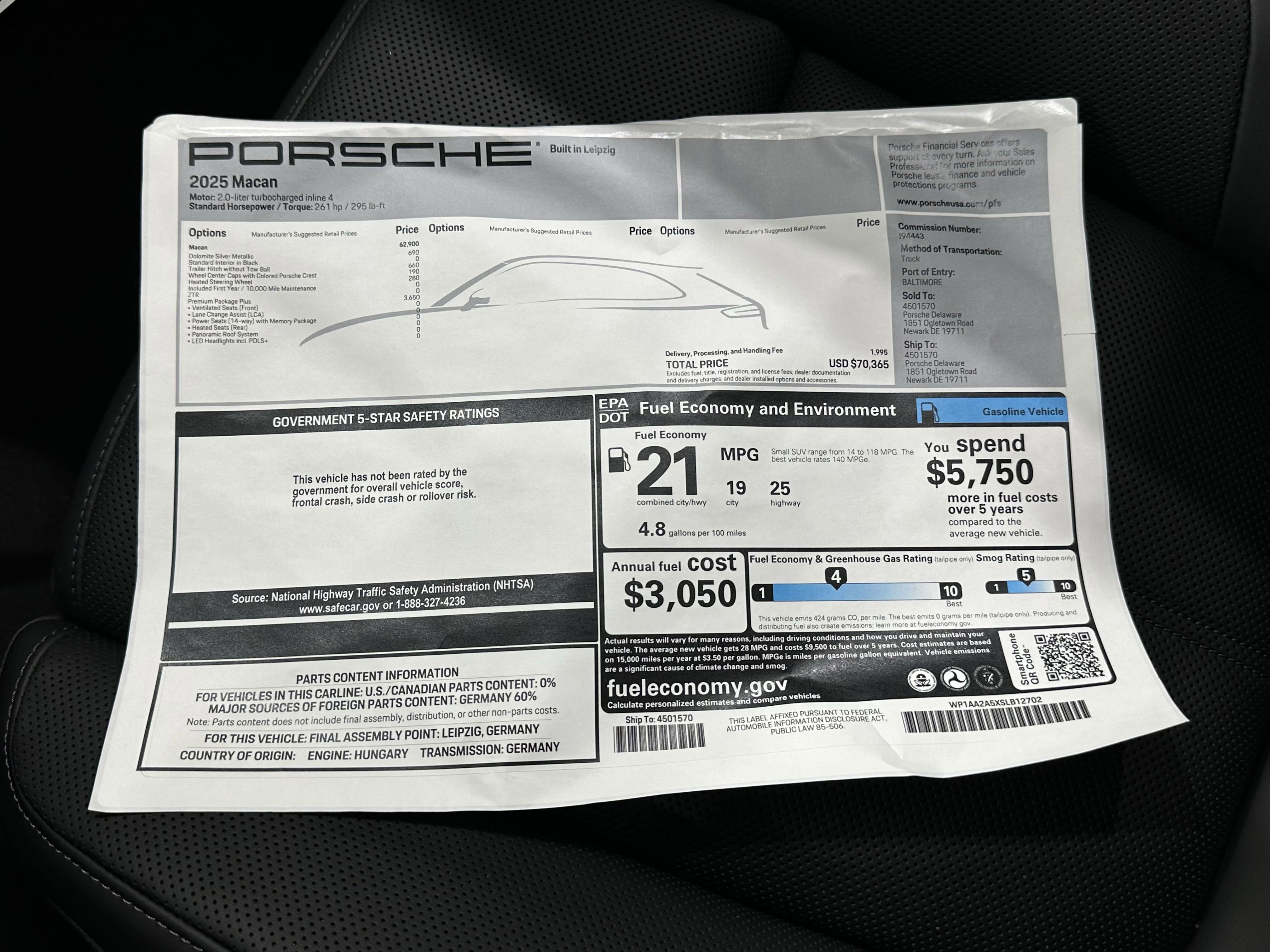 Certified 2025 Porsche Macan image 53
