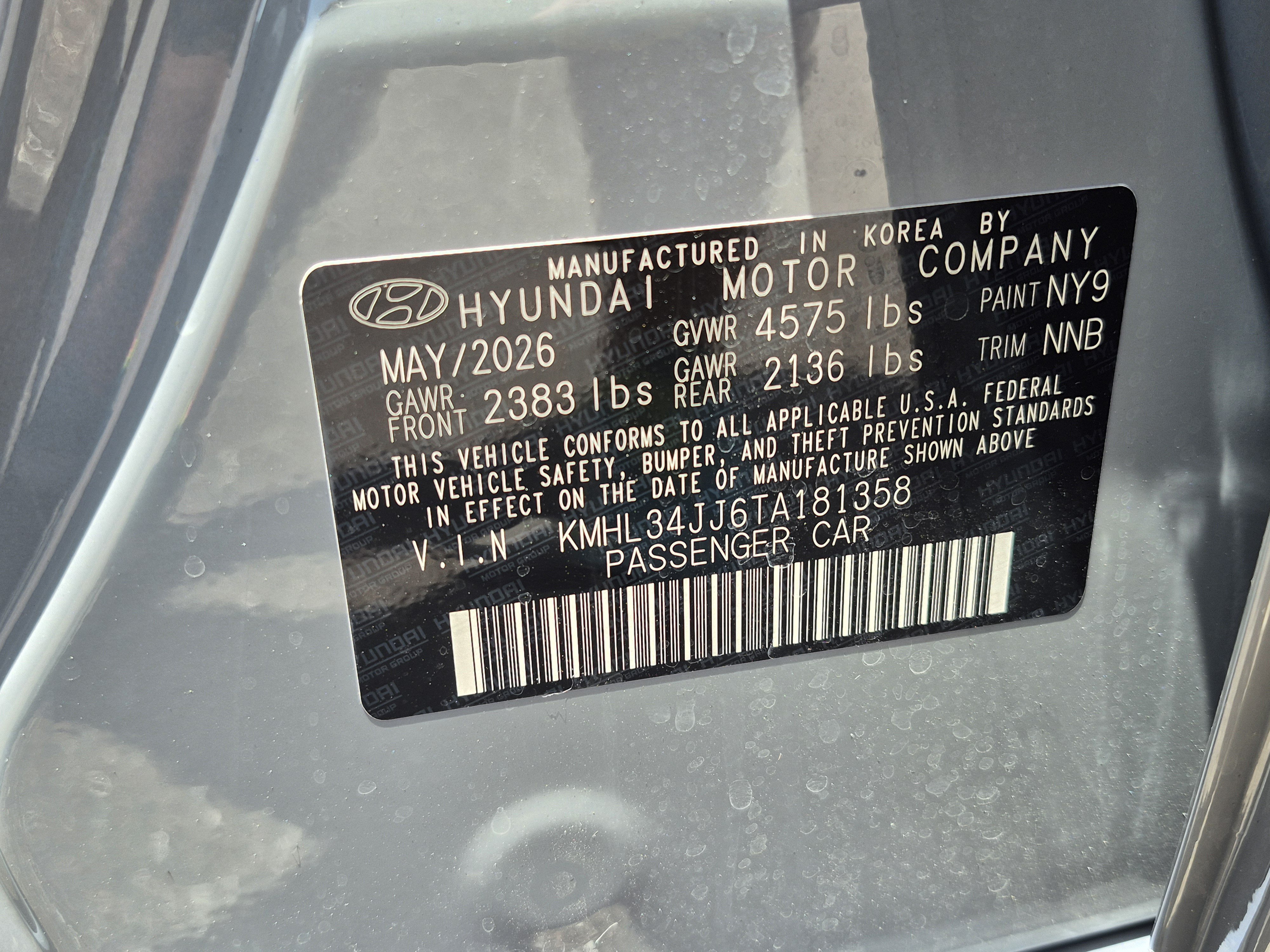 New 2026 Hyundai Sonata SEL FWD image 33