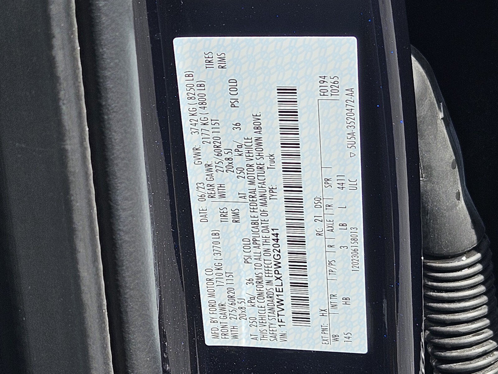 Used 2023 Ford F150 Lightning Lariat AWD/4WD image 31