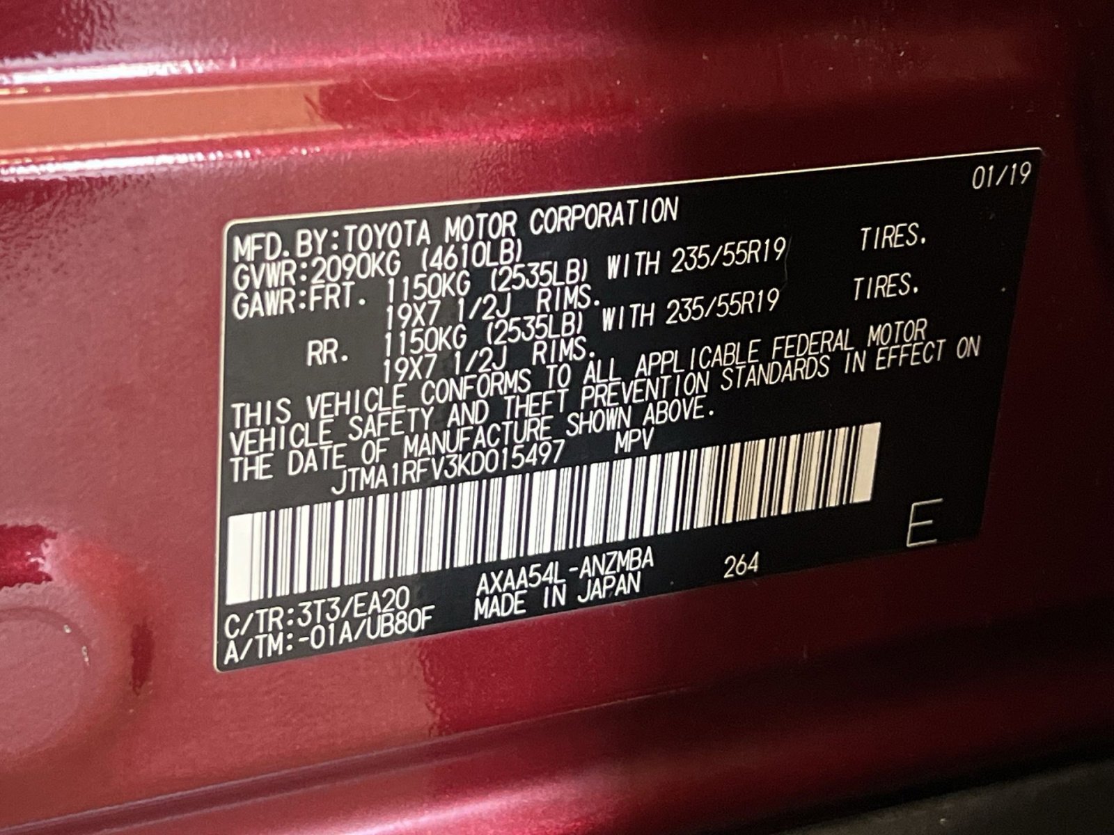 Used 2019 Toyota RAV4 XLE Premium w/ Cold Weather Package AWD/4WD image 39