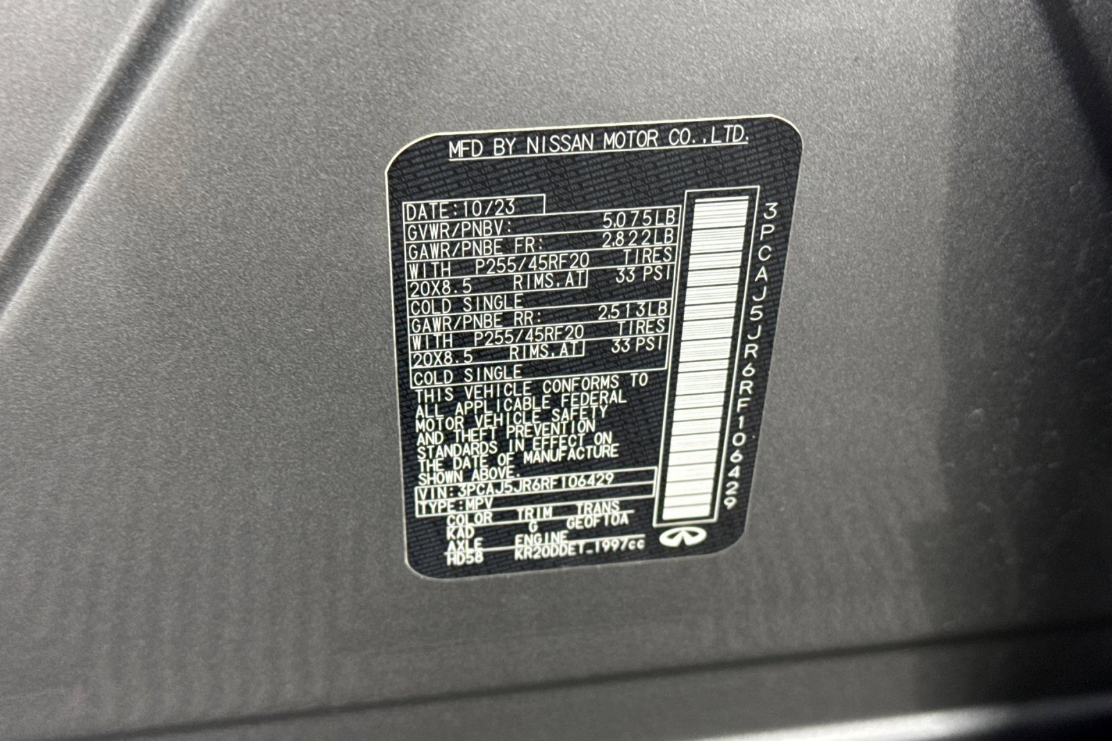 Used 2024 INFINITI QX55 Luxe image 29