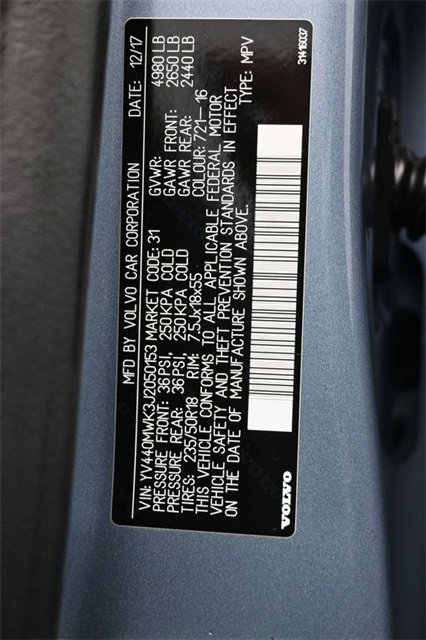 Used 2018 Volvo V60 T5 Cross Country w/ Convenience Package image 43