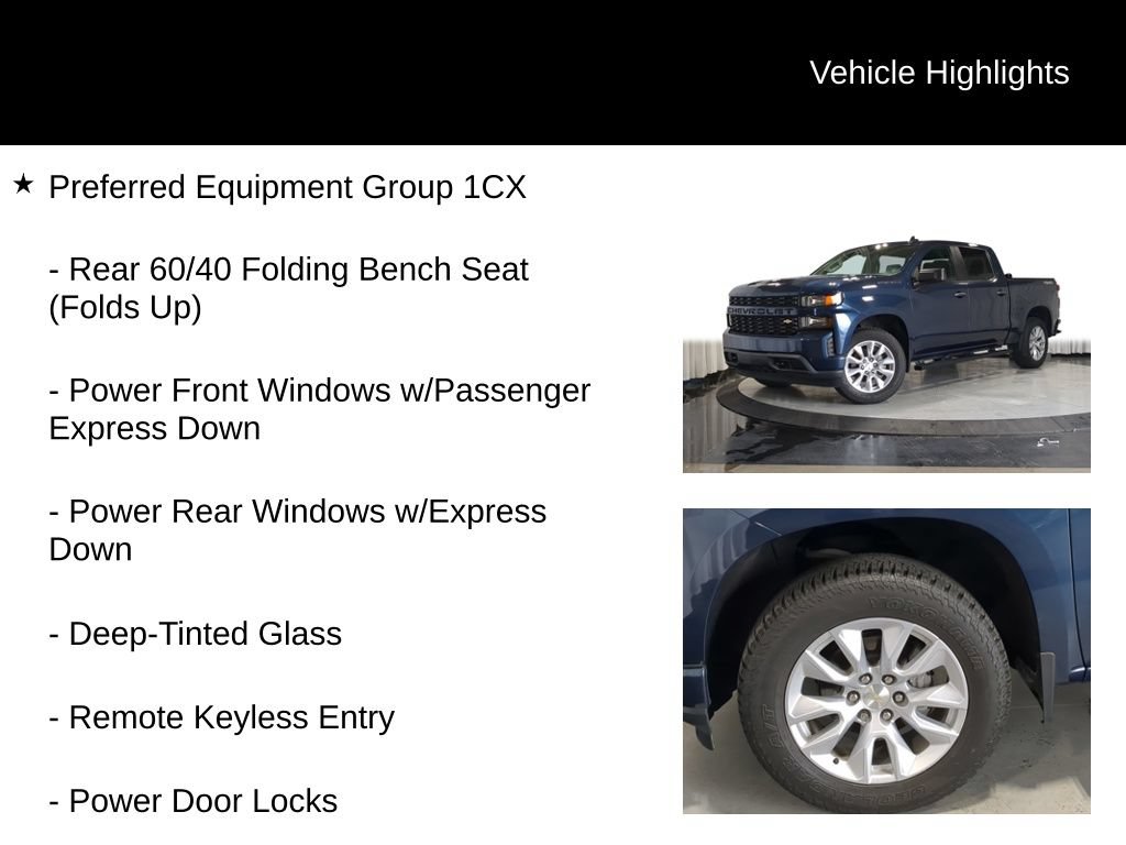 Used 2021 Chevrolet Silverado 1500 Custom w/ Safety Confidence Package AWD/4WD image 7