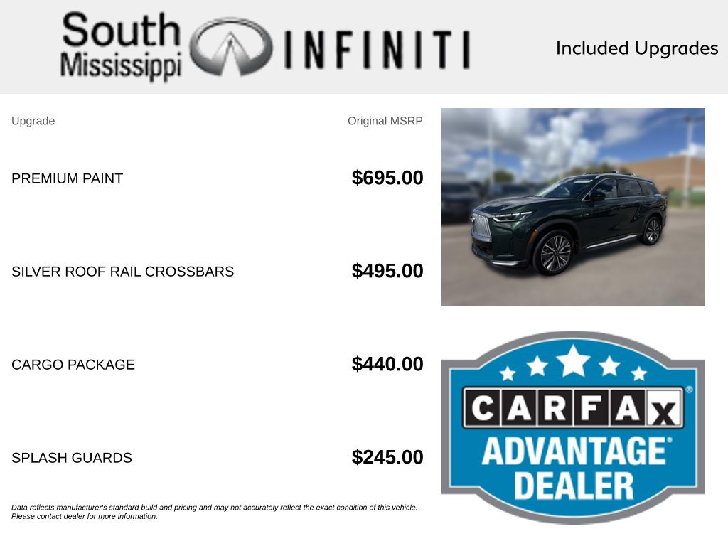 Certified 2026 INFINITI QX60 Luxe w/ Cargo Package FWD image 5