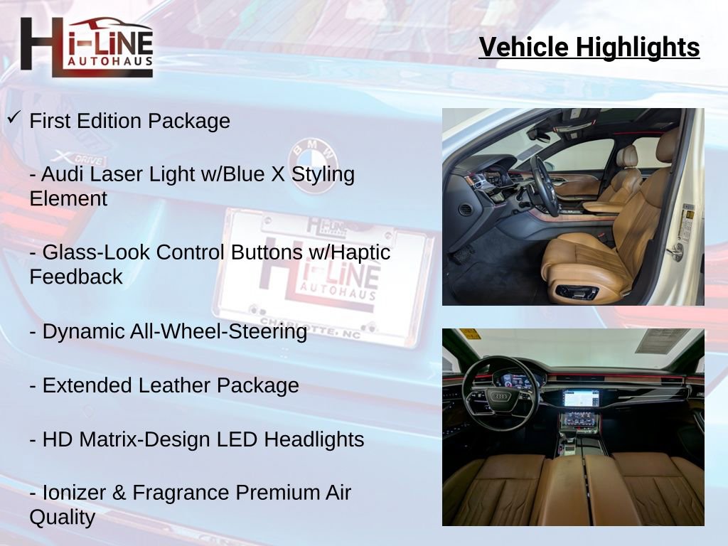 Used 2019 Audi A8 L 4.0T w/ First Edition Package AWD/4WD image 12