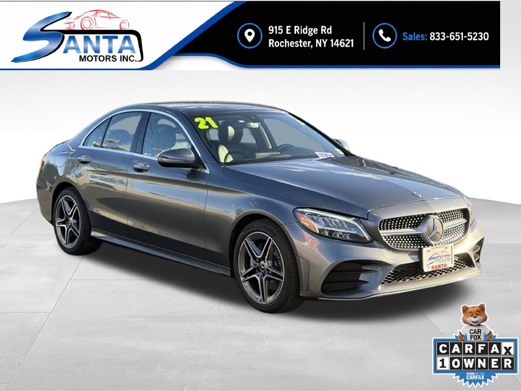 Used 2021 Mercedes-Benz C 300 4MATIC Sedan w/ AMG Line image 3