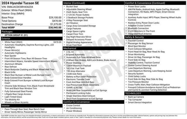 Used 2024 Hyundai Tucson SE image 38