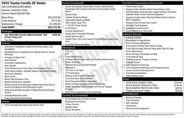 Used 2025 Toyota Corolla SE FWD image 7