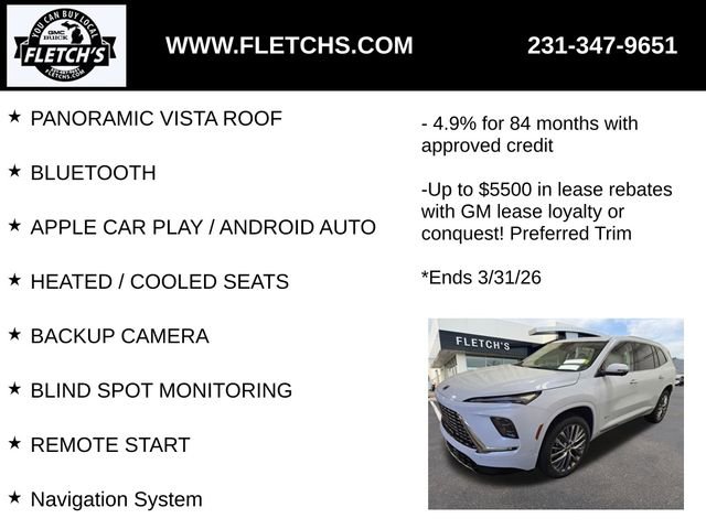 New 2026 Buick Enclave Avenir w/ Super Cruise Package image 2