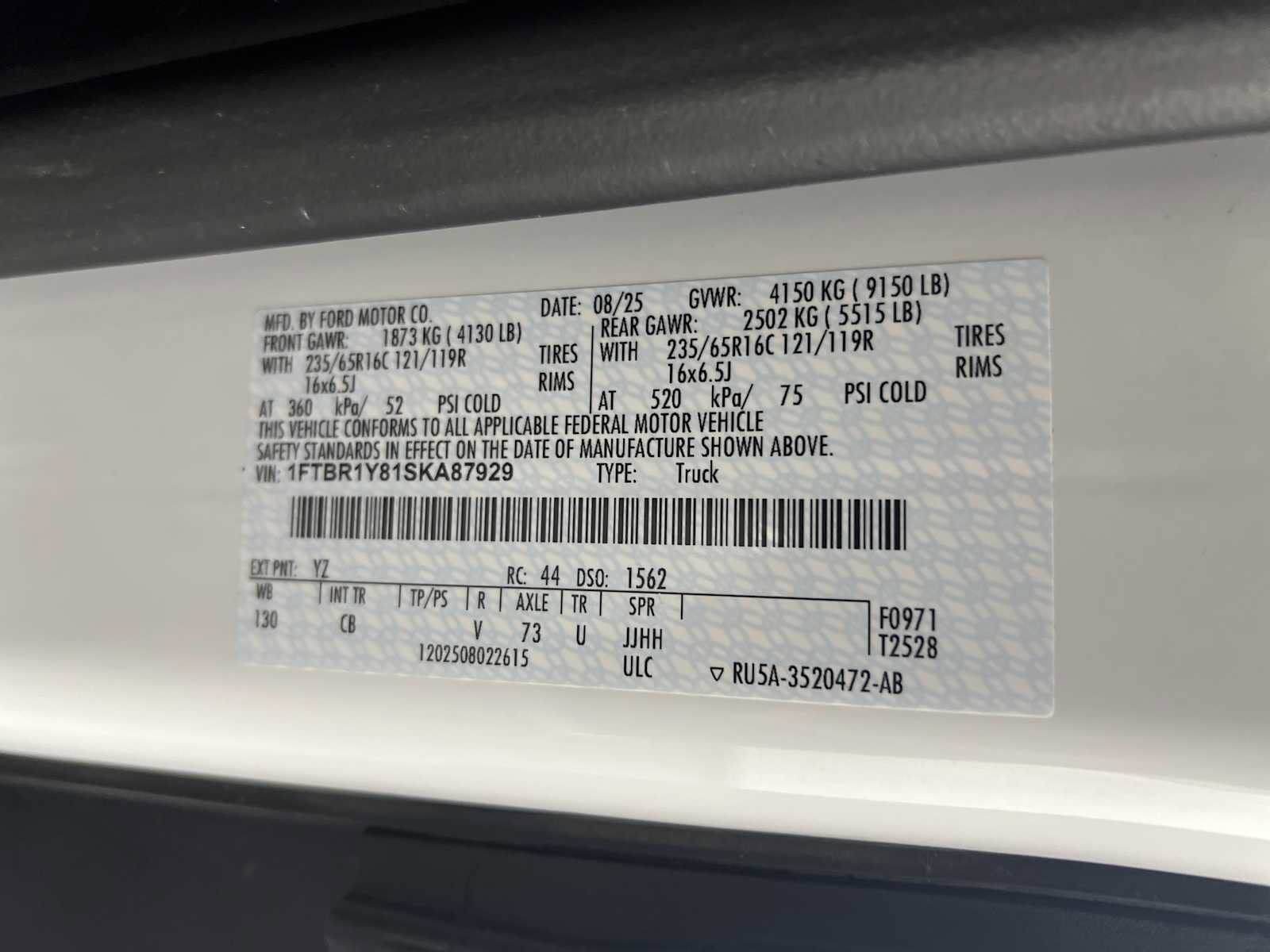 Used 2025 Ford Transit 250 Low Roof w/ Exterior Upgrade Package RWD image 27