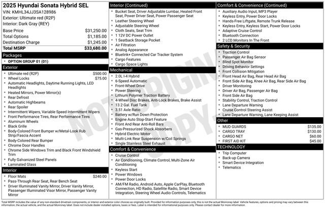 Used 2025 Hyundai Sonata SEL image 7