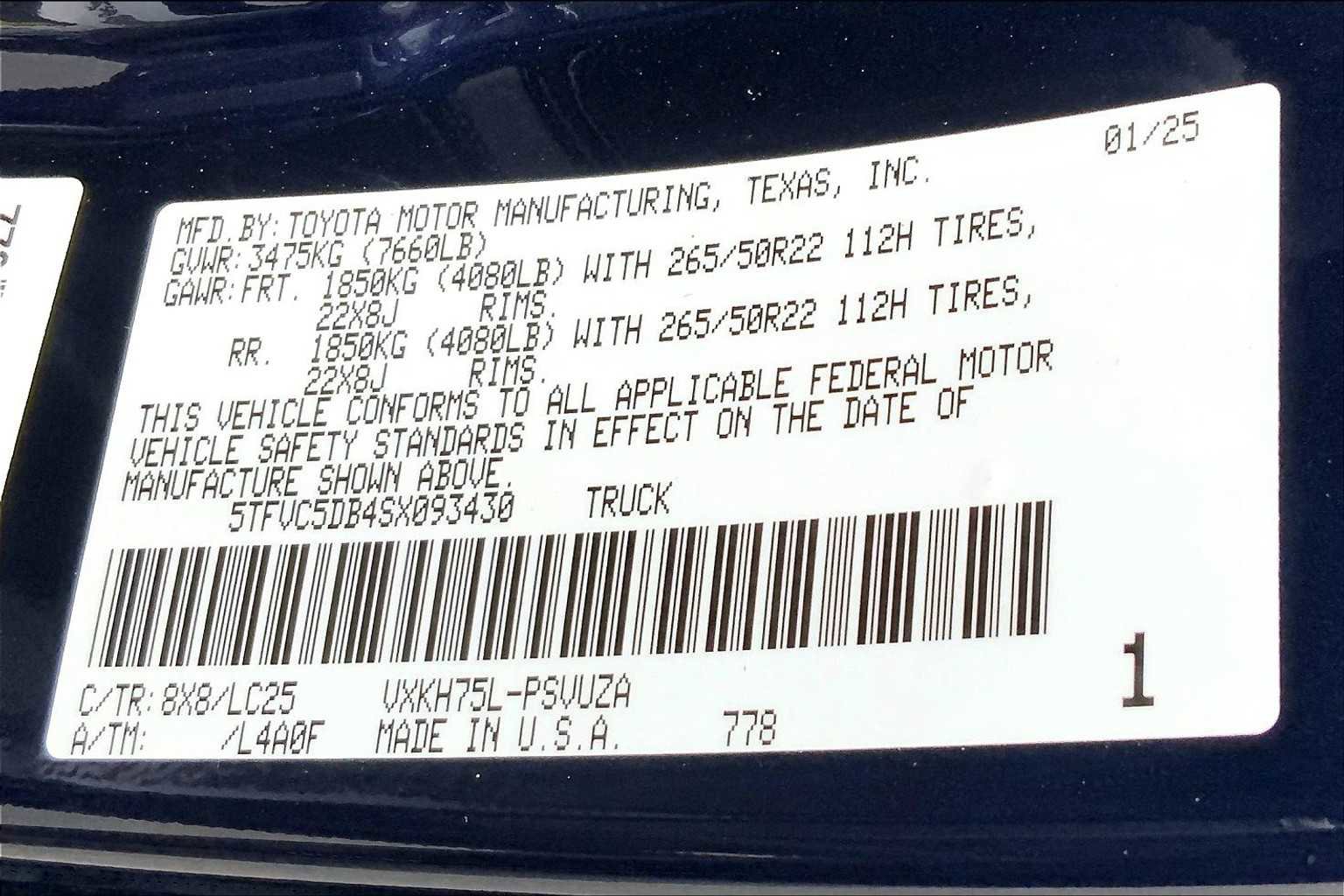 New 2025 Toyota Tundra Capstone image 22