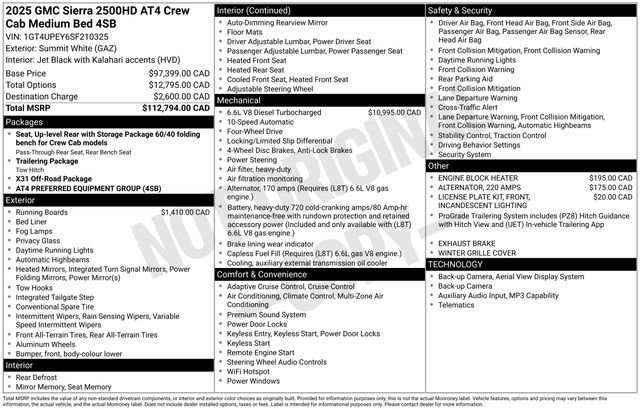 Certified 2025 GMC Sierra 2500 AT4 AWD/4WD image 39