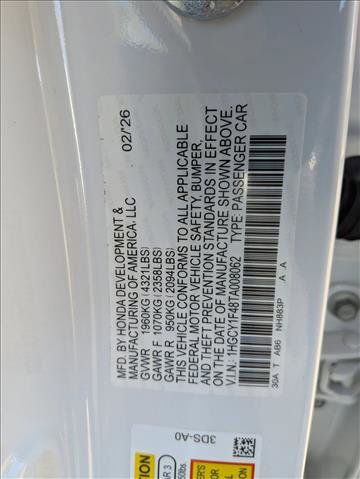 New 2026 Honda Accord SE image 17