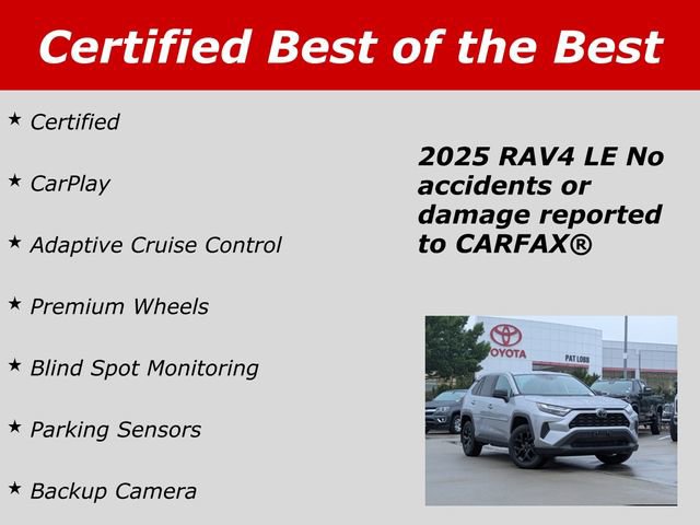 Certified 2025 Toyota RAV4 LE FWD image 36