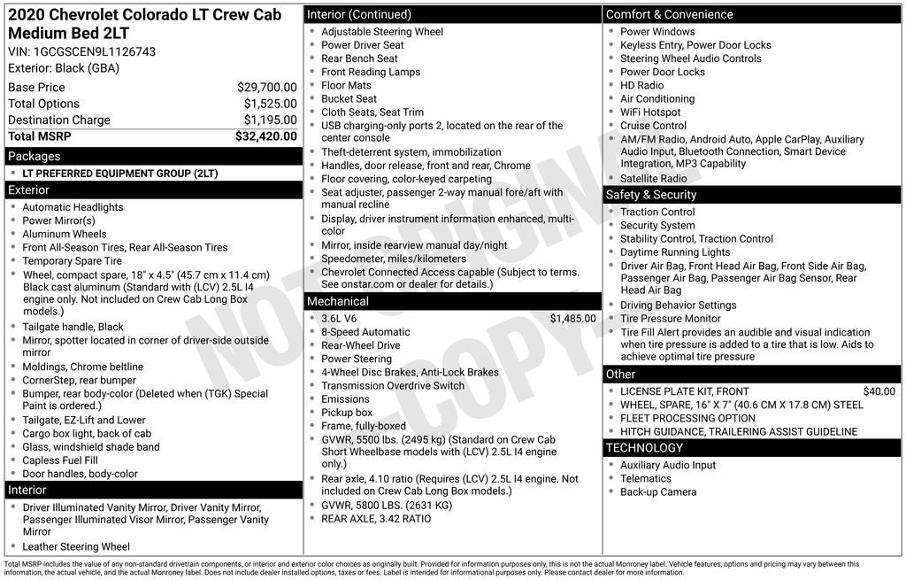 Used 2020 Chevrolet Colorado LT image 6