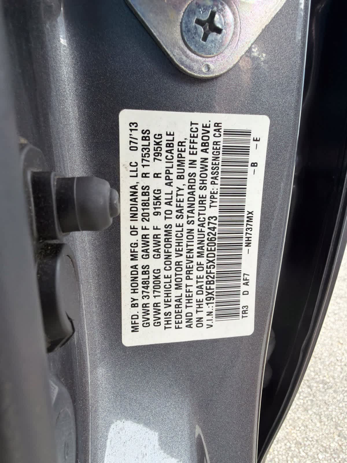 Used 2013 Honda Civic LX image 21