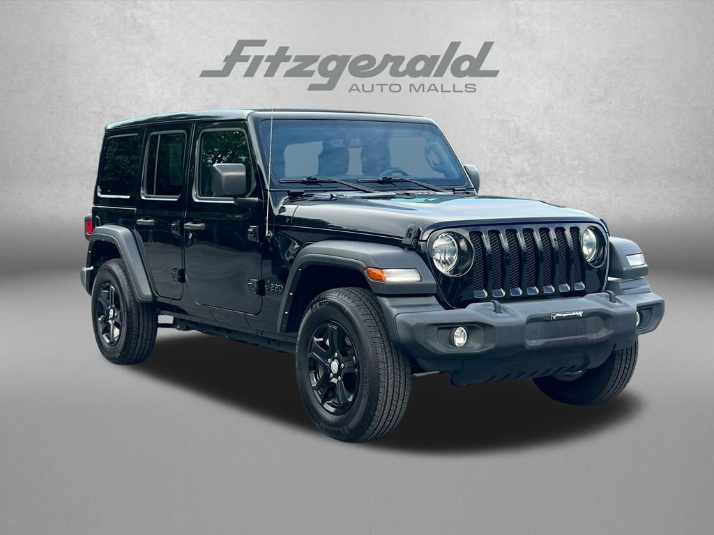 Used 2022 Jeep Wrangler Unlimited Sport w/ Sun And Sound Package AWD/4WD video 1