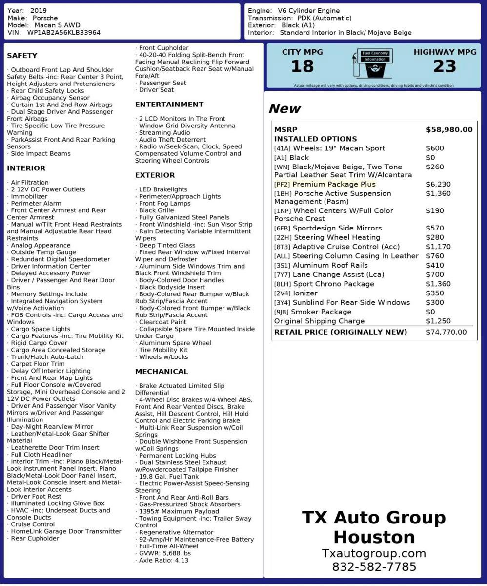 Used 2019 Porsche Macan S image 3