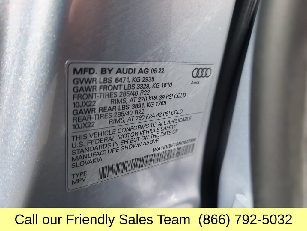 Used 2022 Audi Q8 Premium Plus AWD/4WD image 31