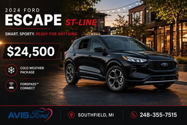 Used 2024 Ford Escape ST-Line