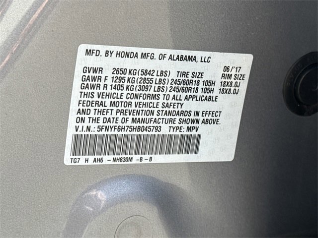 Used 2017 Honda Pilot EX-L image 35