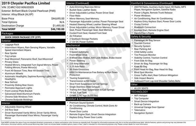 Used 2019 Chrysler Pacifica Limited image 6