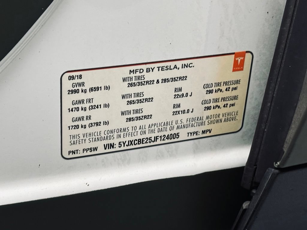 Used 2018 Tesla Model X 75D AWD/4WD image 46