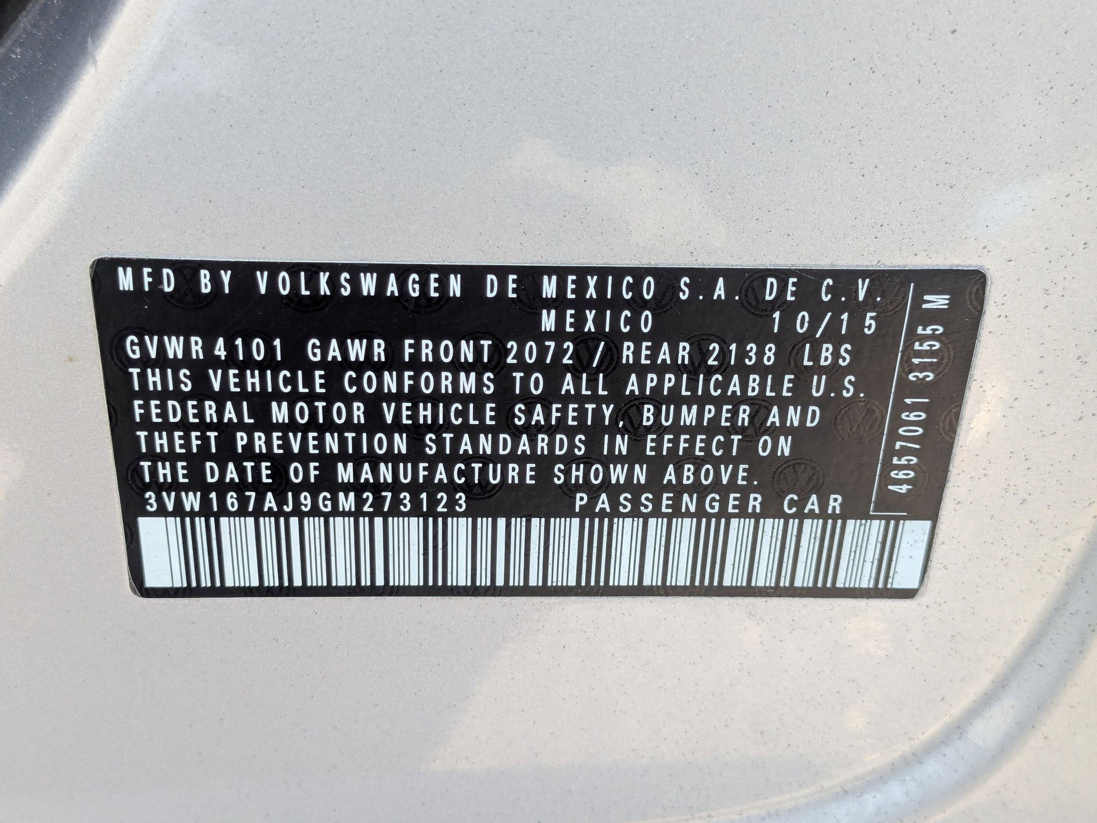 Used 2016 Volkswagen Jetta S image 30