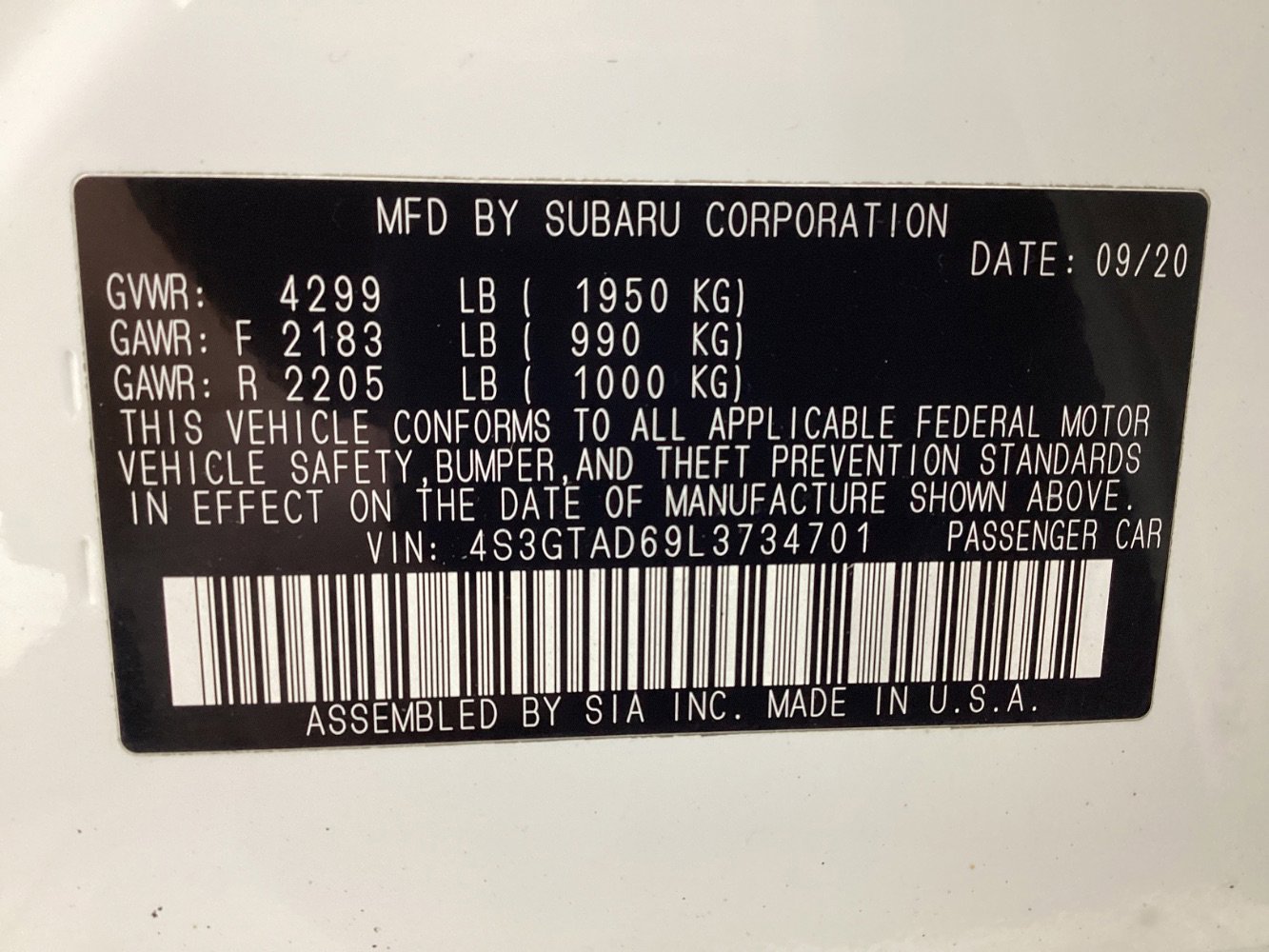 Used 2020 Subaru Impreza 2.0i Premium image 47