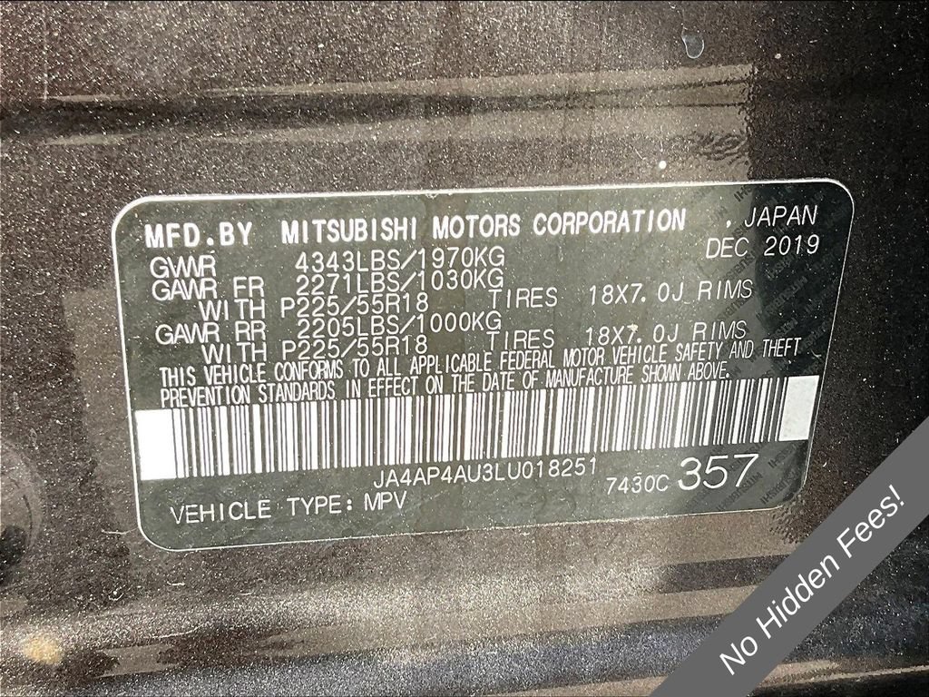 Used 2020 Mitsubishi Outlander Sport SE FWD image 30