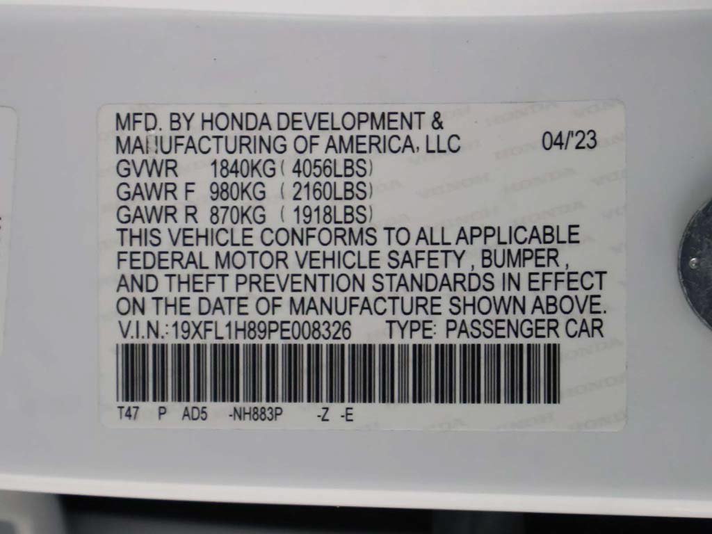 Used 2023 Honda Civic Sport Touring image 56
