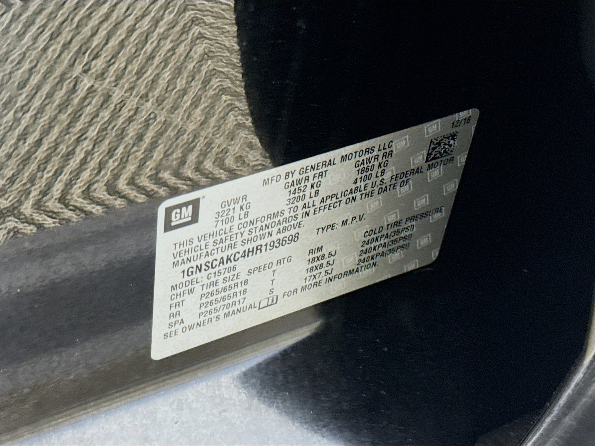 Used 2017 Chevrolet Tahoe LS RWD image 39