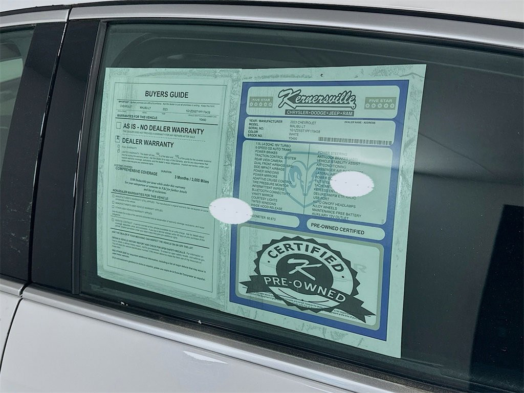 Used 2023 Chevrolet Malibu LT image 37