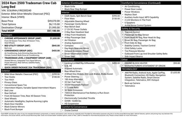 Used 2024 RAM 2500 Tradesman w/ Chrome Appearance Group image 27