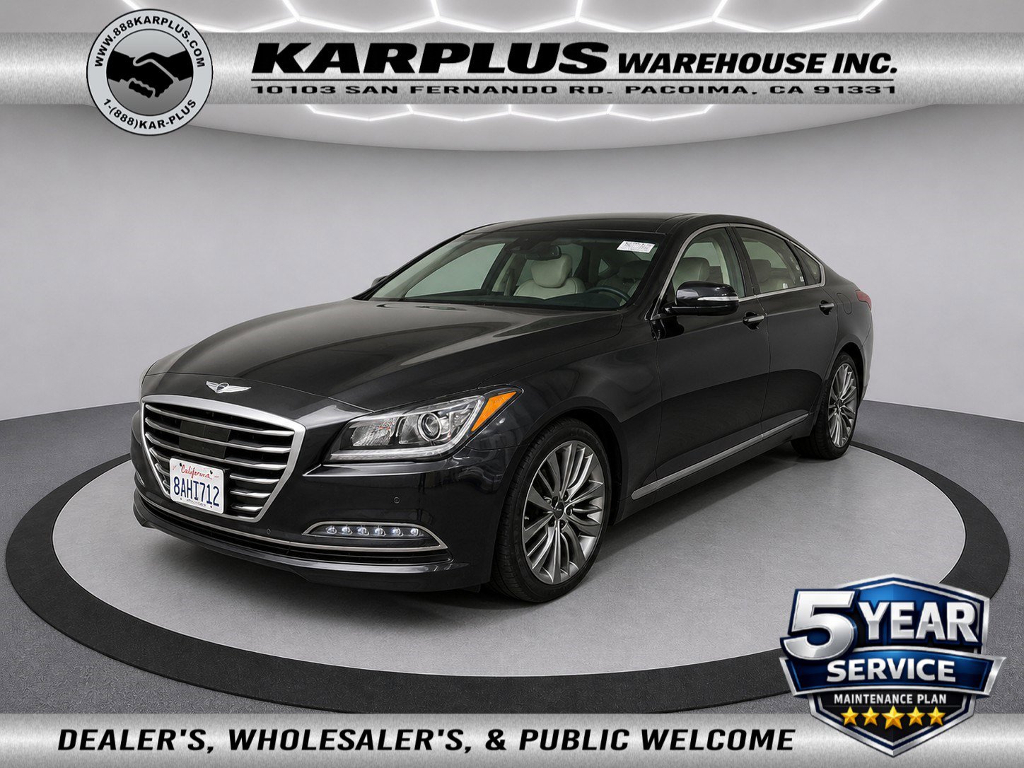 Used 2017 Genesis G80 5.0 Ultimate RWD image 1