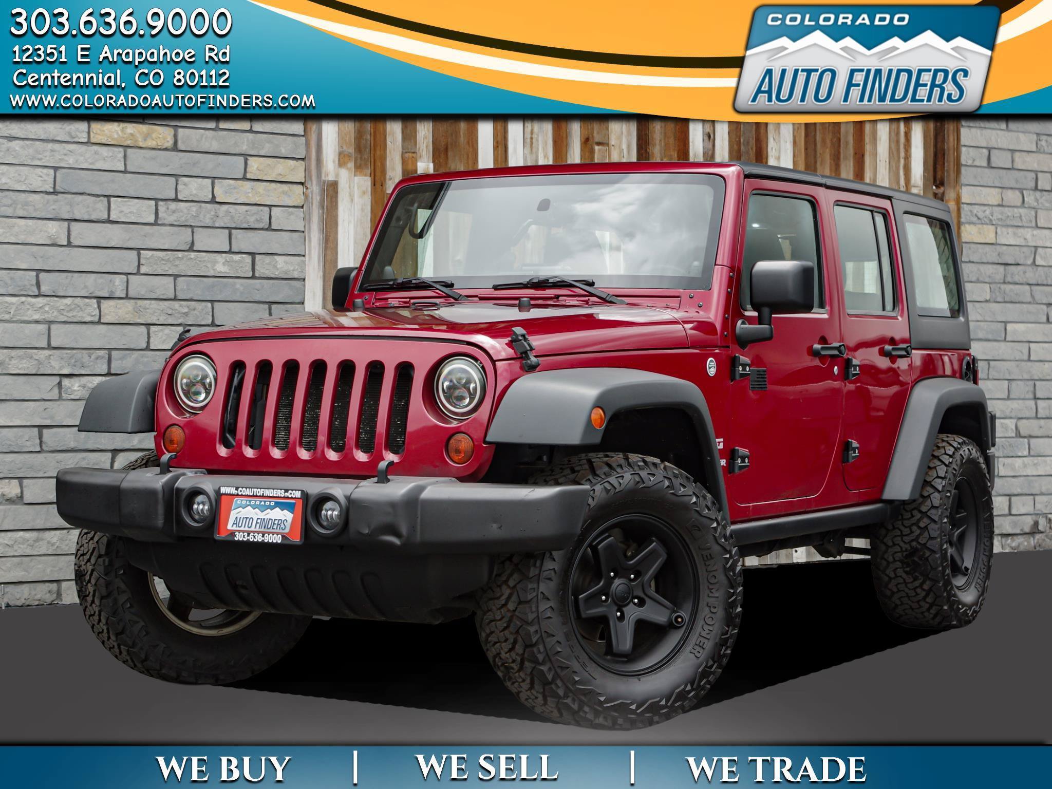 Used 2013 Jeep Wrangler Unlimited Sport w/ Max Tow Pkg AWD/4WD image 1