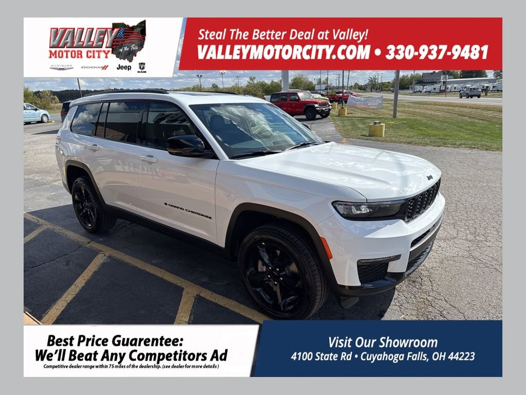 New 2025 Jeep Grand Cherokee L Limited w/ Black Appearance Package