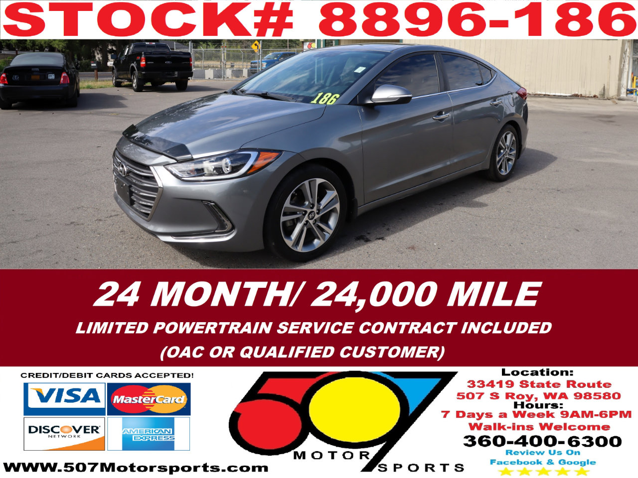 Used 2017 Hyundai Elantra Limited w/ Limited Tech Package 08