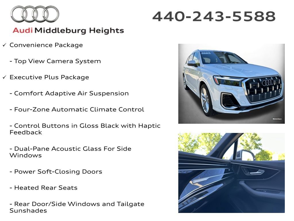 Certified 2025 Audi Q7 3.0T Premium Plus w/ Premium Plus Package AWD/4WD image 11