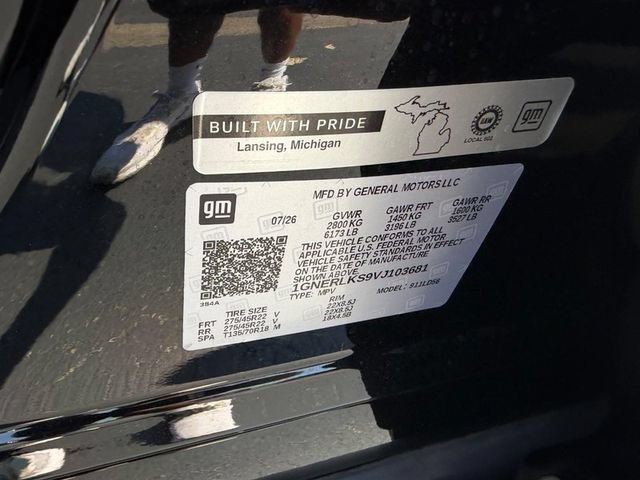 New 2027 Chevrolet Traverse RS w/ LPO, Floor Liner Package FWD image 27