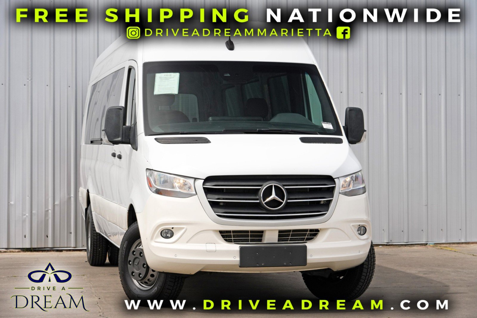 Used 2020 Mercedes-Benz Sprinter 3500 w/ Windows All Around Package image 2