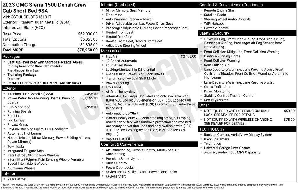 Used 2023 GMC Sierra 1500 Denali image 2