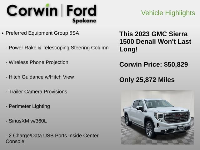 Used 2023 GMC Sierra 1500 Denali w/ Denali Reserve Package image 30