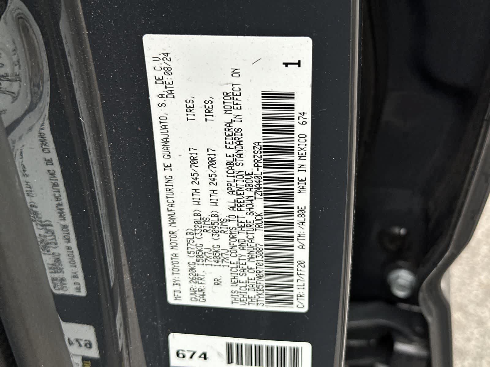 Used 2024 Toyota Tacoma SR5 RWD image 24