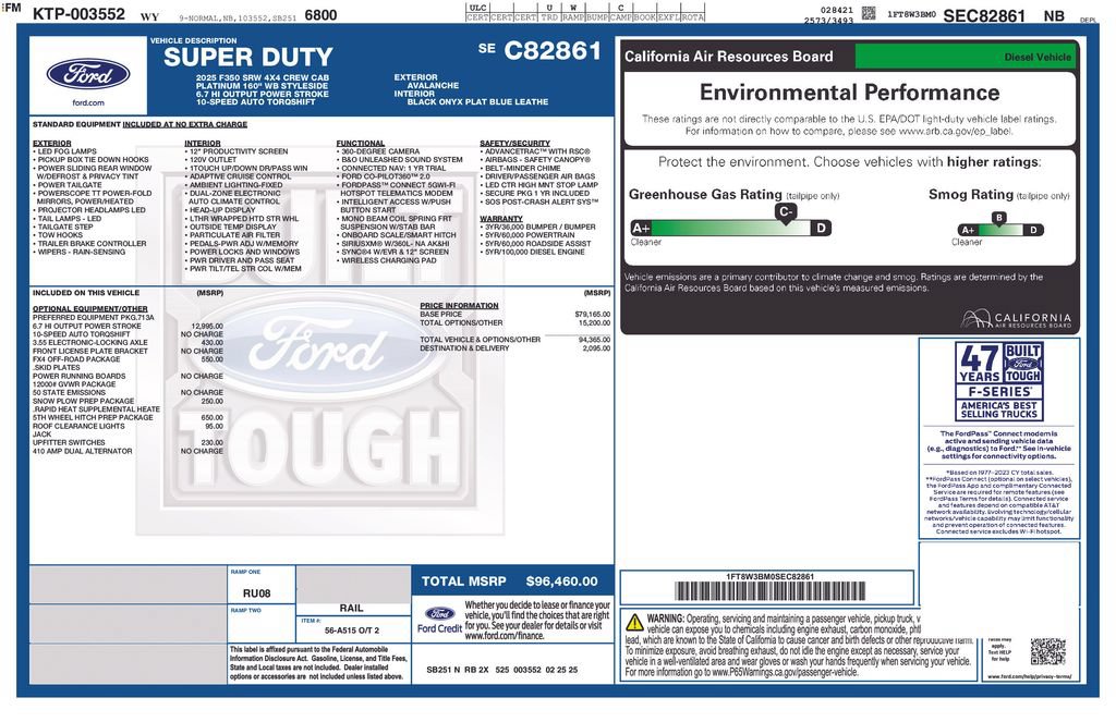 Used 2025 Ford F350 Platinum AWD/4WD image 3