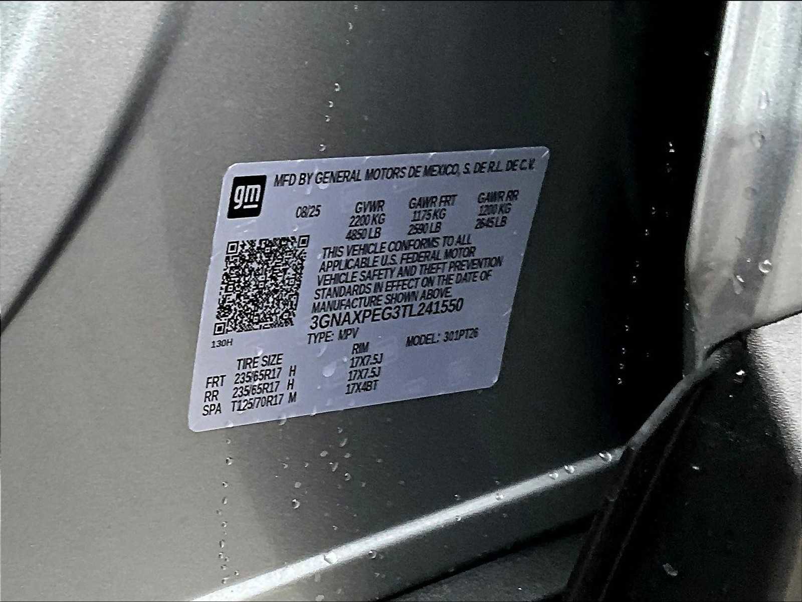 New 2026 Chevrolet Equinox LT w/ LPO, Floor Liner Package image 17