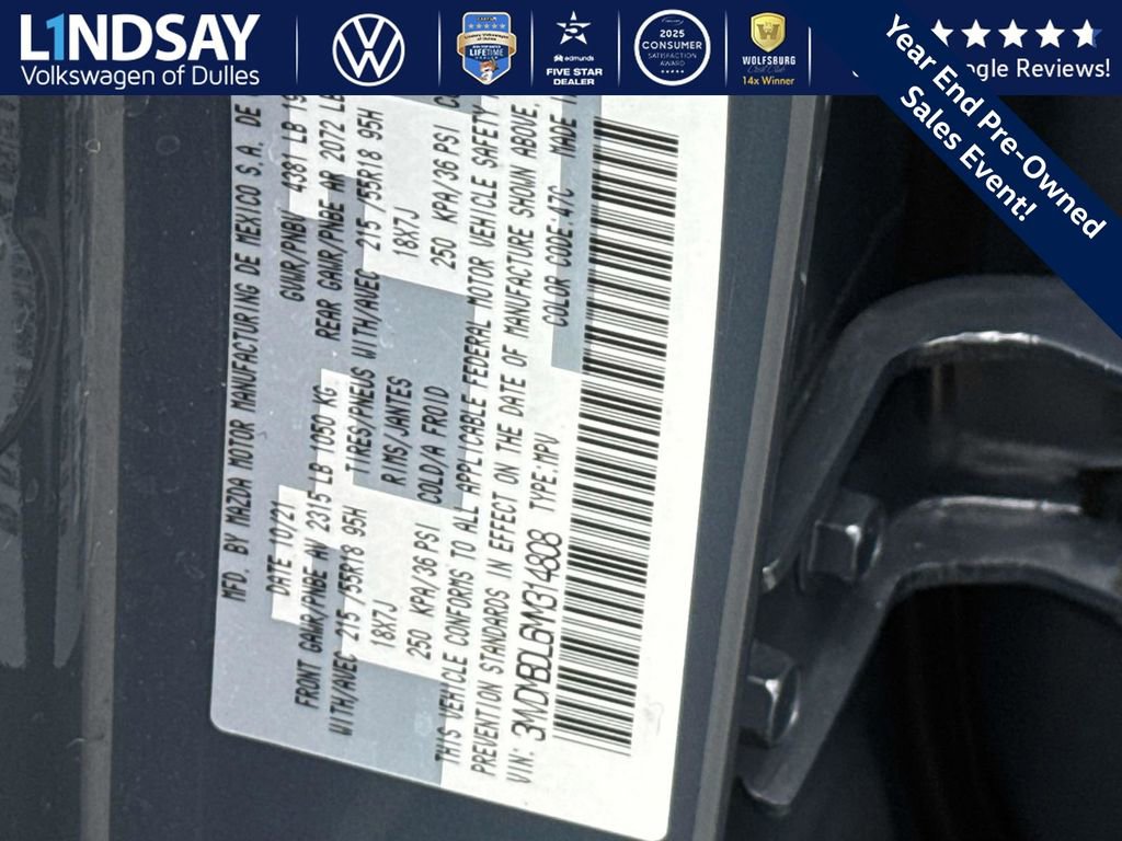 Used 2021 MAZDA CX-30 AWD 2.5 S w/ Premium Package image 27